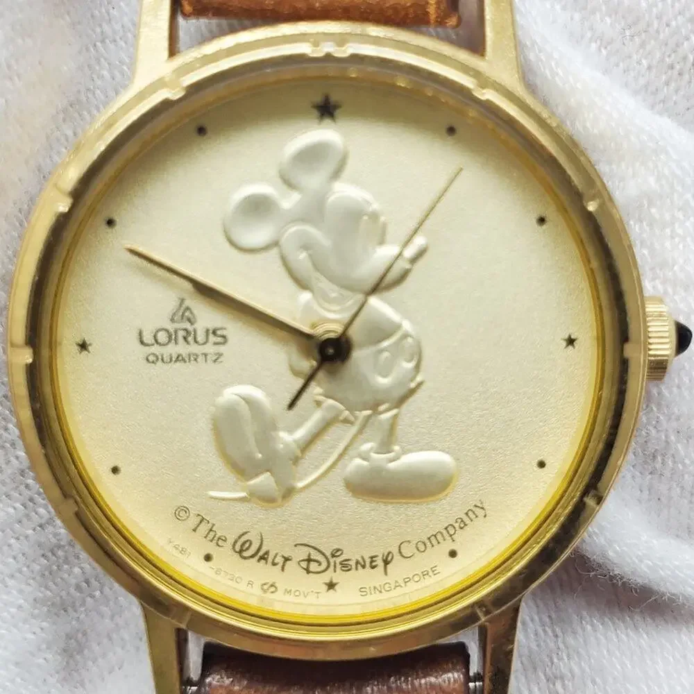 Disney X Lorus Mickey Mouse Gold Vintage 1990s Watch